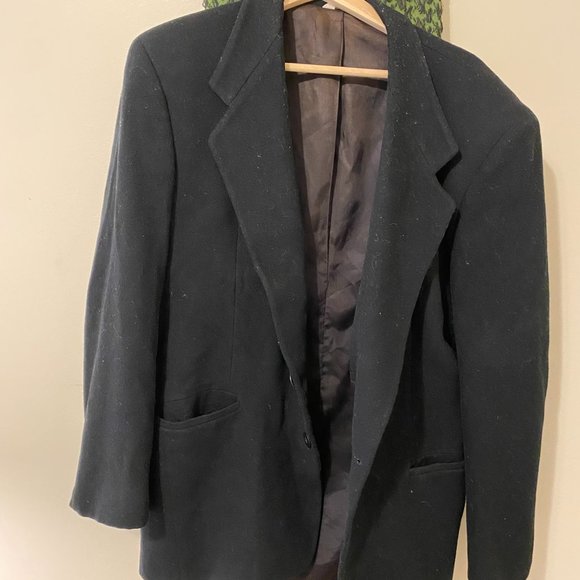 Premier Other - Black Very Warm Sports Coat - soft wool - 38R